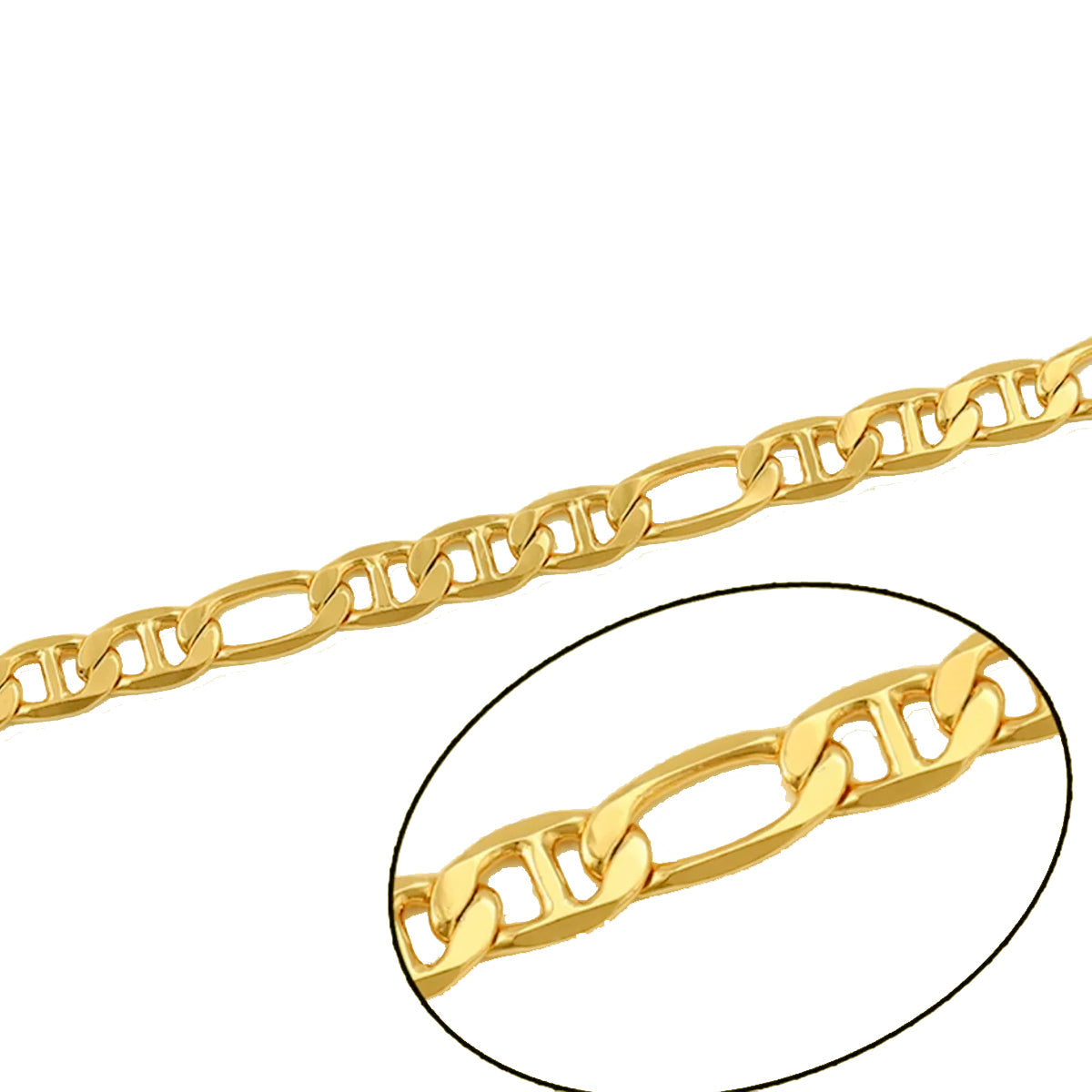 cadena collar tejido Gucci 5mm delgada de moda estilo unisex en oro laminado 24k